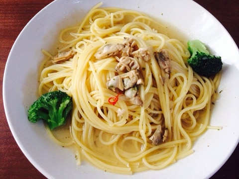 冷凍アサリで簡単ボンゴレビアンコ!